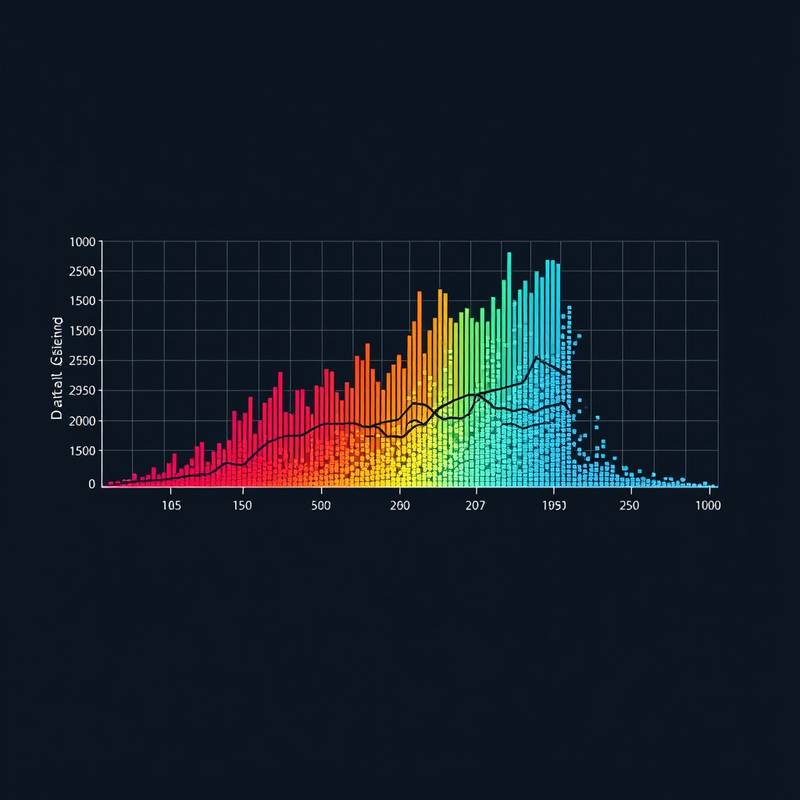 A graph with data points, representing the Data Science course.